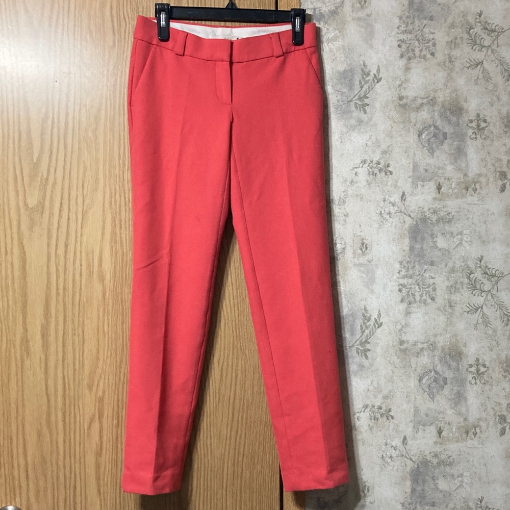 LOFT Marisa Women’s Size 00 Coral Trousers GUC